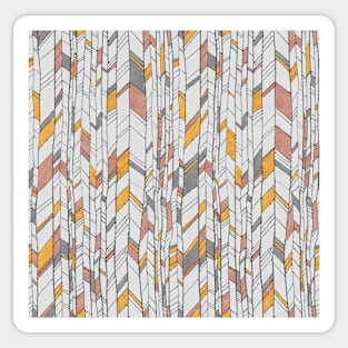 Hand drawn Herringbone Pattern Sticker